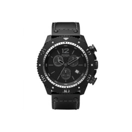 Correa de reloj Fossil JR1202 Cuero Negro 24mm